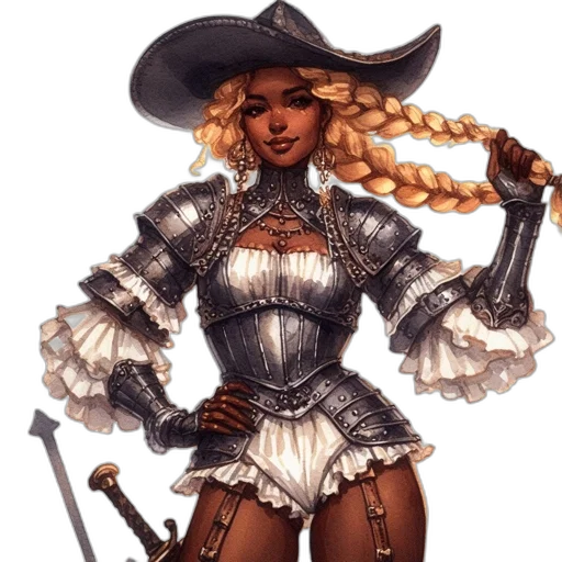 fantasy art, concept art, pixel art, comic book art transparent PNG cut-out