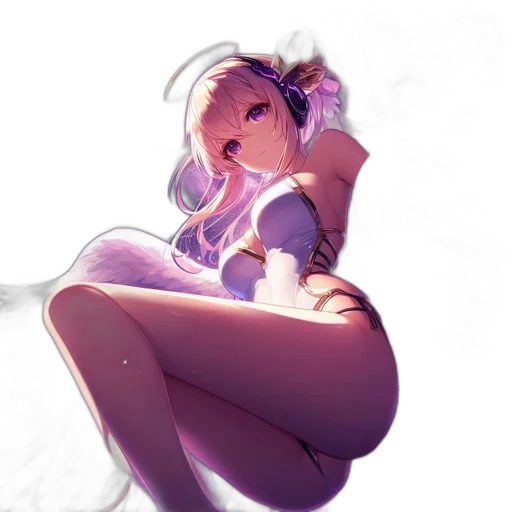 dress, staff, robot, weapon transparent PNG cut-out