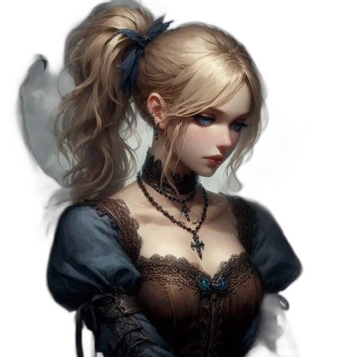 dress, face, staff, mask transparent PNG cut-out