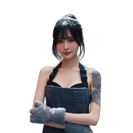 weapon, staff, robot, 3d render transparent PNG cut-out