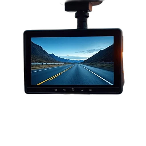 car, lcd, rearview, monitor transparent PNG cut-out
