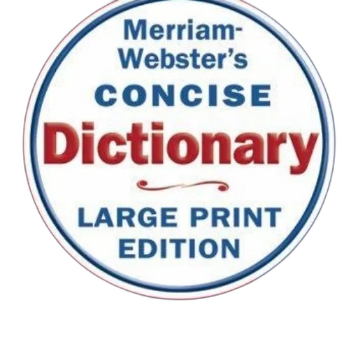merriam-webster, concise, dictionary, large transparent PNG cut-out