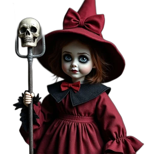 staff, dress, 3d render, concept art transparent PNG cut-out