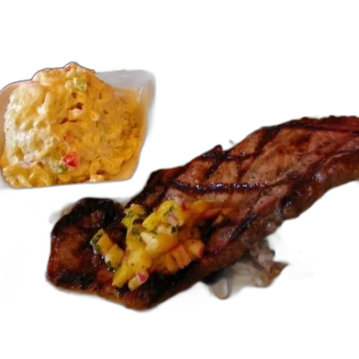 food, plate, steak, rice transparent PNG cut-out