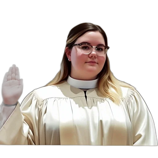 staff, older, woman, clerical transparent PNG cut-out