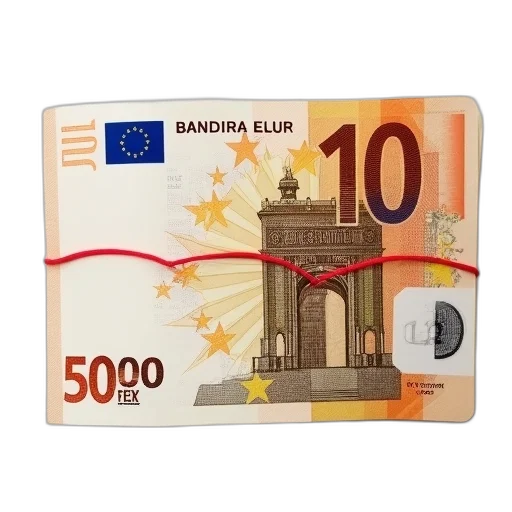 eur, euro, currency, card transparent PNG cut-out