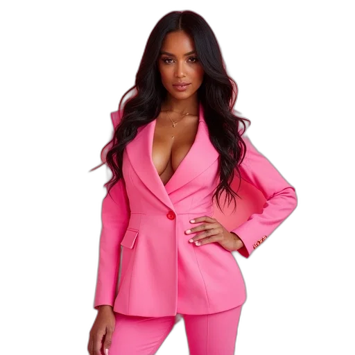 jacket, giselyn, mcdonald, shows transparent PNG cut-out