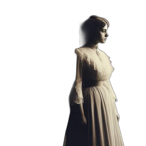 dress, crown, 3d render, concept art transparent PNG cut-out