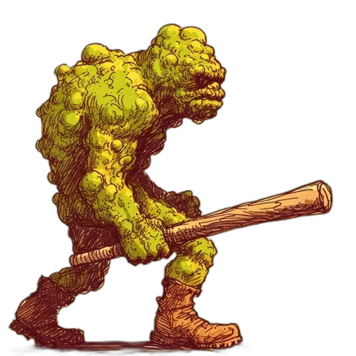 creature, staff, weapon, animal transparent PNG cut-out