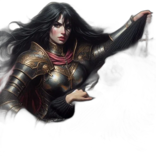sword, fantasy art, concept art, comic book art transparent PNG cut-out