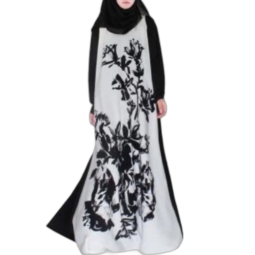 dress, monochrome, woman, wearing transparent PNG cut-out