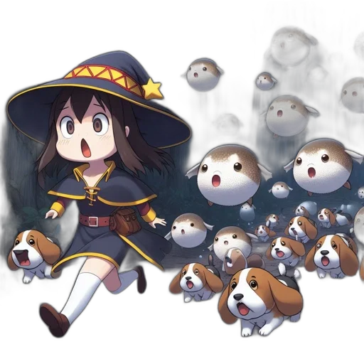 staff, weapon, hat, concept art transparent PNG cut-out