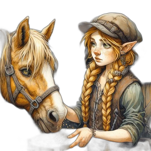 hat, jewelry, animal, fantasy art transparent PNG cut-out