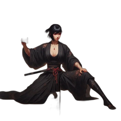 staff, umbrella, sword, hat transparent PNG cut-out