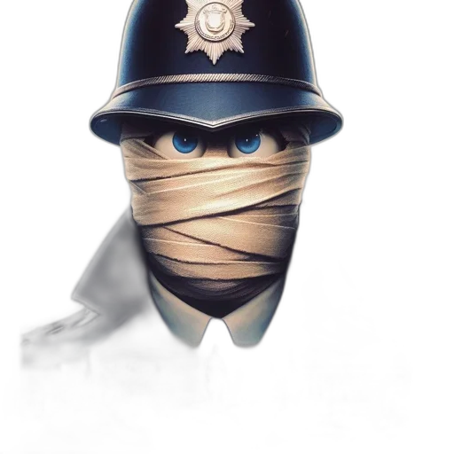 mask, hat, staff, face transparent PNG cut-out