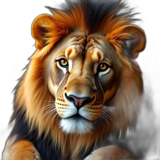 animal, crown, creature, photorealistic transparent PNG cut-out