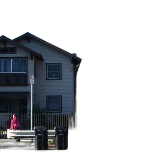 building, furniture, 3d render, person transparent PNG cut-out