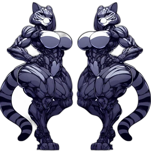 robot, animal, pixel art, concept art transparent PNG cut-out