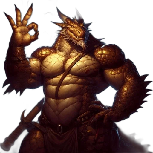 dragon, staff, creature, fantasy art transparent PNG cut-out