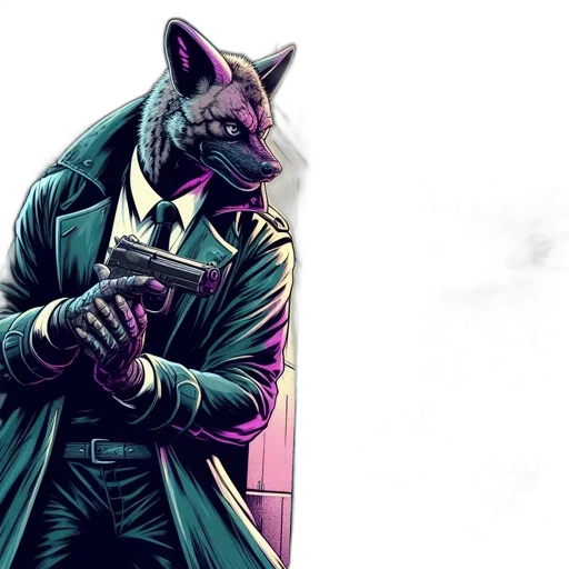 mask, comic book art, concept art, cyberpunk transparent PNG cut-out