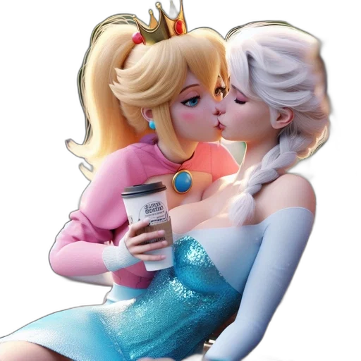 crown, 3d render, concept art, vaporwave transparent PNG cut-out