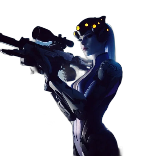 weapon, robot, staff, mask transparent PNG cut-out
