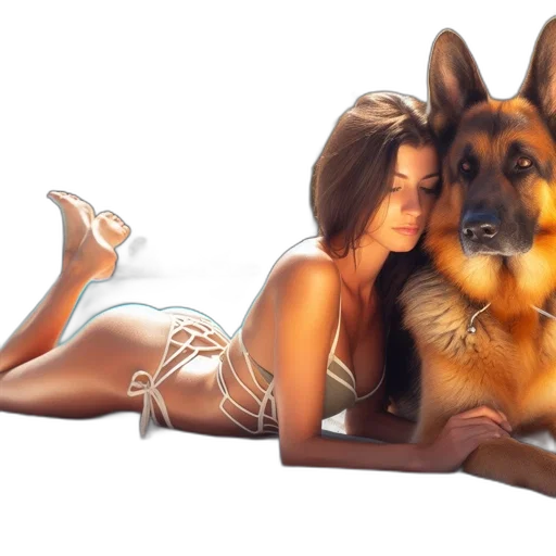 animal, creature, photorealistic, oil painting transparent PNG cut-out