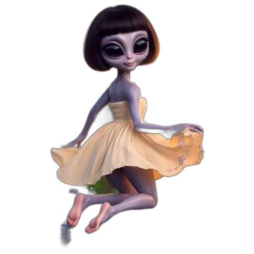 dress, creature, robot, concept art transparent PNG cut-out
