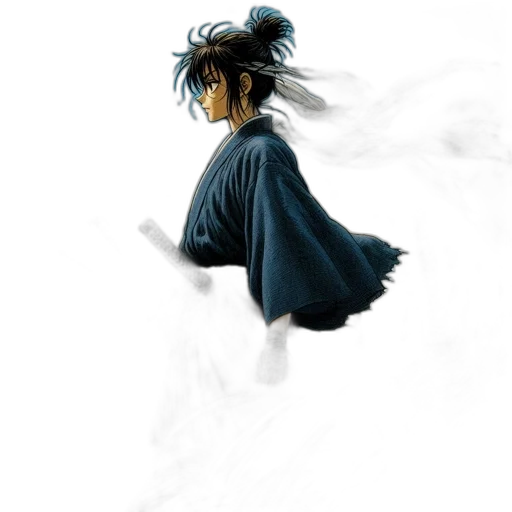 dragon, mask, staff, dress transparent PNG cut-out