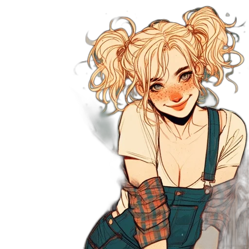 anime, watercolor, concept art, cartoon transparent PNG cut-out