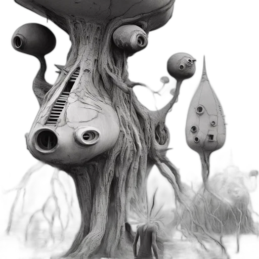 creature, crown, hair, mask transparent PNG cut-out