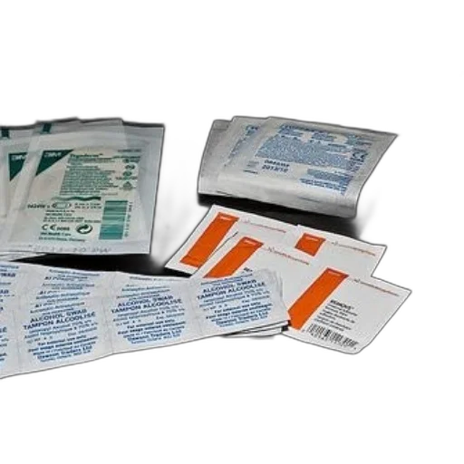 collection, medical, supplies, including transparent PNG cut-out
