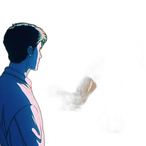 jacket, mask, vaporwave, anime transparent PNG cut-out