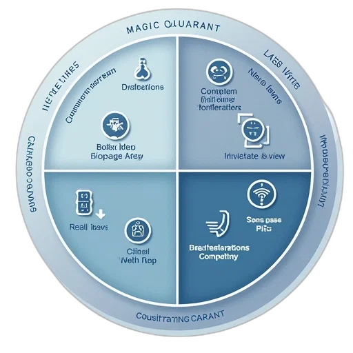 gartner, magic, quadrant, showing transparent PNG cut-out