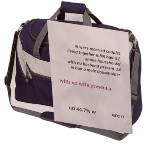 robot, jacket, bag, piece transparent PNG cut-out