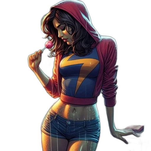comic book art, concept art, fantasy art, cartoon transparent PNG cut-out