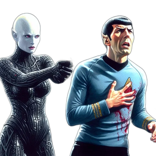 concept art, comic book art, fantasy art, outer space transparent PNG cut-out