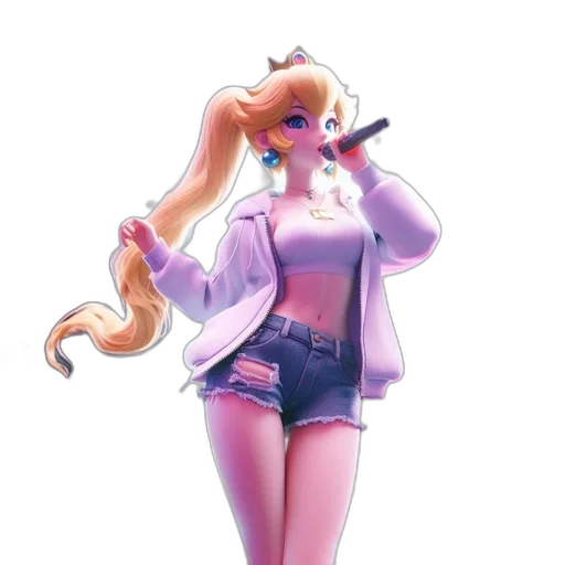 jacket, staff, dress, weapon transparent PNG cut-out