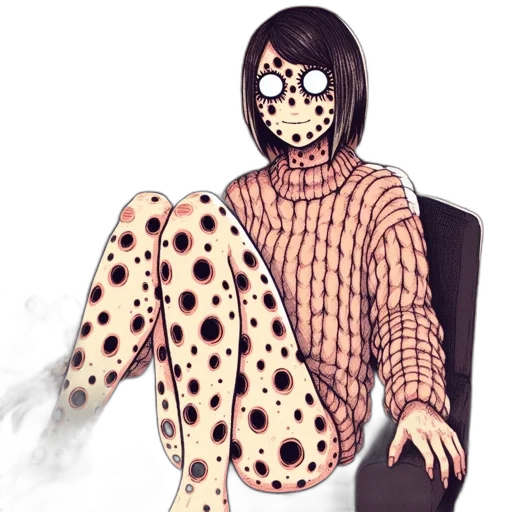 mask, jacket, creature, face transparent PNG cut-out