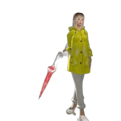 staff, umbrella, jacket, weapon transparent PNG cut-out