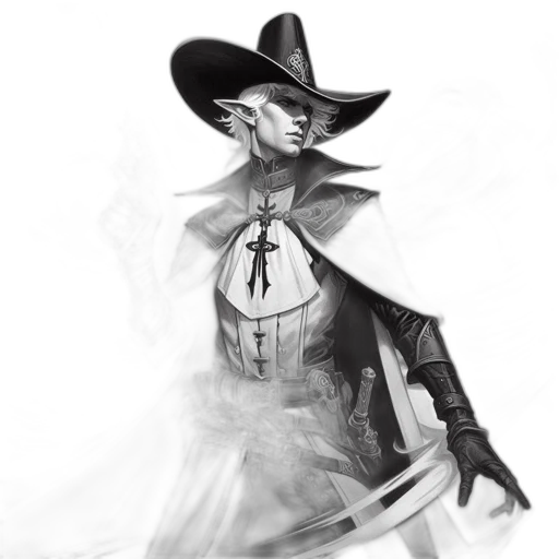 hat, mask, staff, sword transparent PNG cut-out