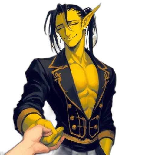 staff, jacket, fantasy art, pixel art transparent PNG cut-out