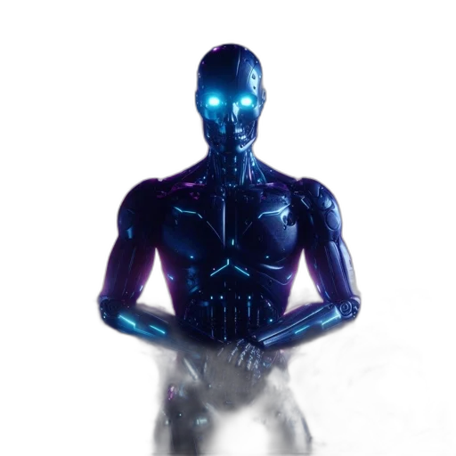 robot, creature, animal, staff transparent PNG cut-out