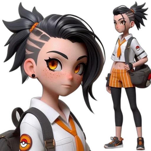 staff, jacket, concept art, 3d render transparent PNG cut-out