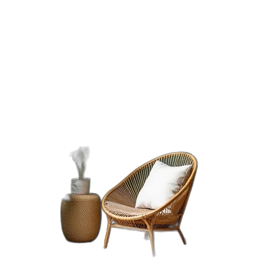 furniture, hair, hat, shoes transparent PNG cut-out