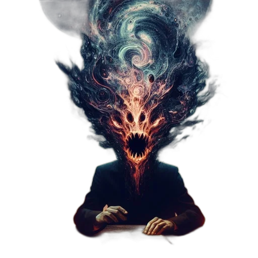 dragon, mask, creature, face transparent PNG cut-out