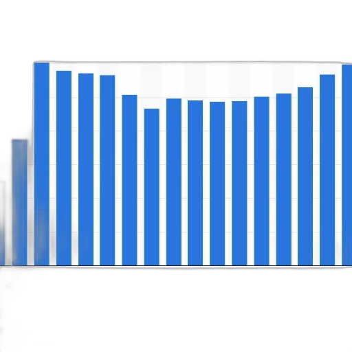 blue, bar, chart, shows transparent PNG cut-out