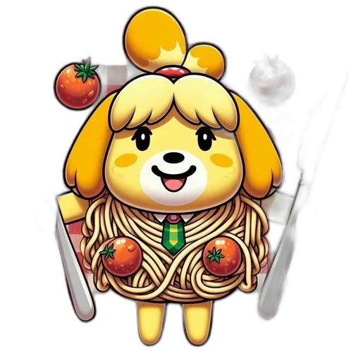 food, staff, animal, pixel art transparent PNG cut-out
