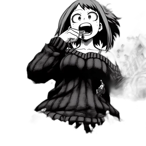 dress, creature, mask, jacket transparent PNG cut-out