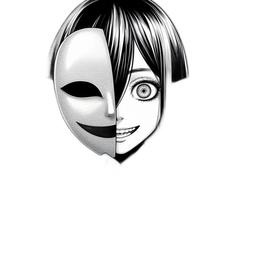 mask, face, creature, robot transparent PNG cut-out